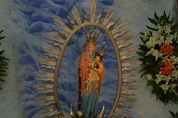 Bajada de la Virgen de las Nieves y encuentro folclórico Anzar en Lomo Magullo (Foto Francisco Javier Santana)